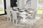 Garbo Dining Chair with Velvet Fabric, Wood - Grey | Chaise de salle à manger Garbo en tissu de velours et en bois - grise