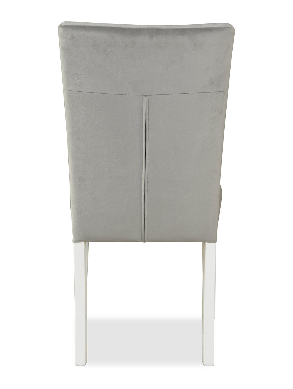 Garbo Dining Chair with Velvet Fabric, Wood - Grey | Chaise de salle à manger Garbo en tissu de velours et en bois - grise