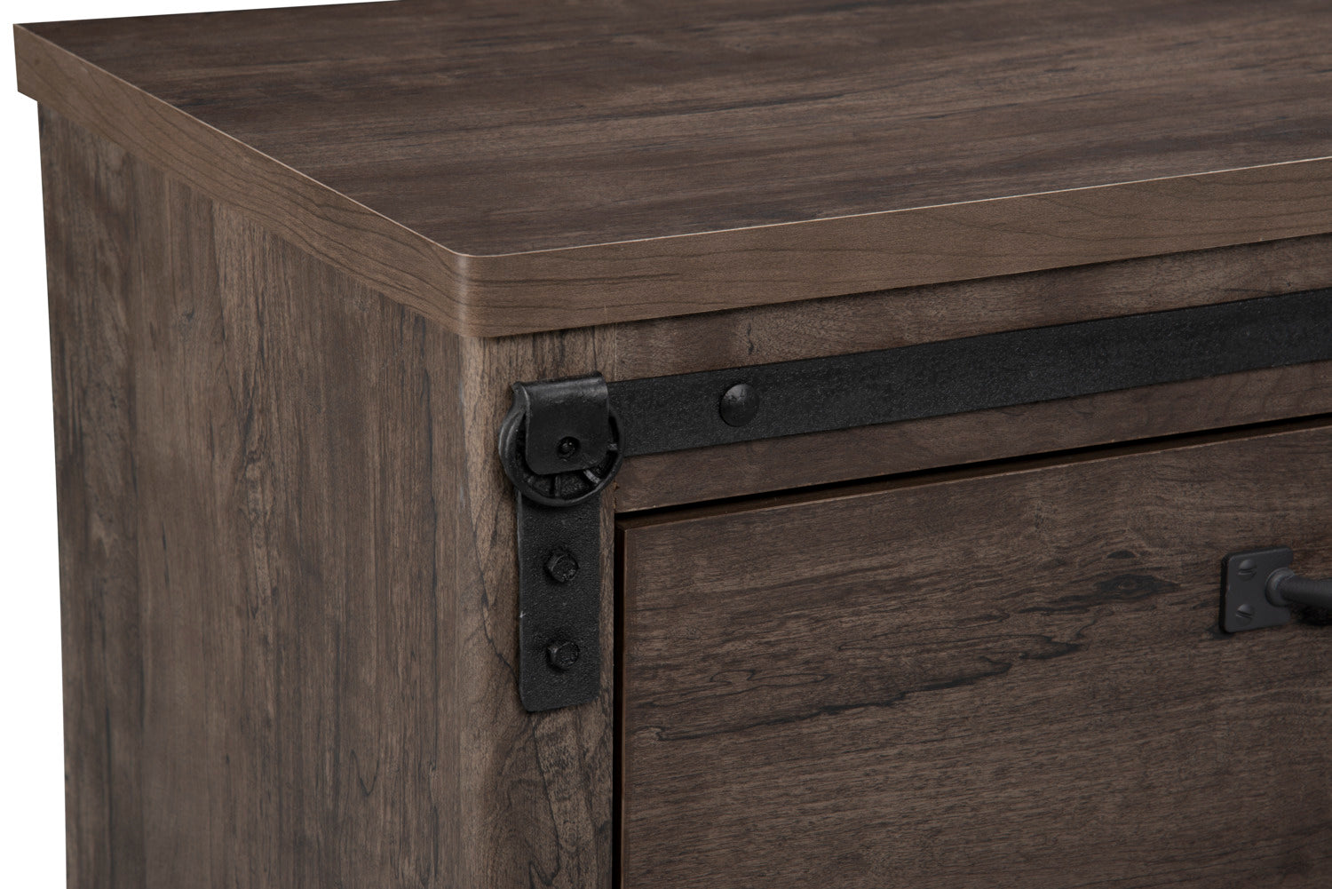 Grayson Bedroom 6-Drawer Dresser, 56.6"W x 32.3"H, Made in Canada, Rustic - Dark Grey | Commode rustique Grayson de 56,6 po (L) x 32,3 po (H) à 6 tiroirs pour la chambre à coucher, fabriquée au Canada - gris foncé