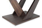 Kinsley 43.3" Modern Coffee Table - Dark Brown Wood|Table à café moderne Kinsley de 43,3 po - bois brun foncé