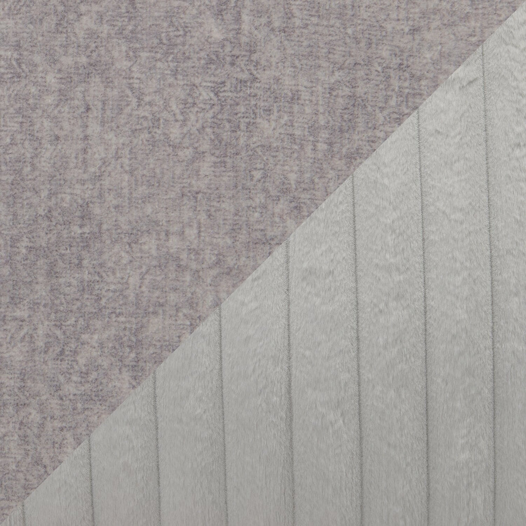 Made in Canada Koda 92" Chenille and Faux Fur Fabric Sofa with Removable Cushions - Plush Paloma Grey | Sofa Koda de 92 po fabriqué au Canada en tissu de chenille et de fausse fourrure avec coussins amovibles - gris Paloma luxueux