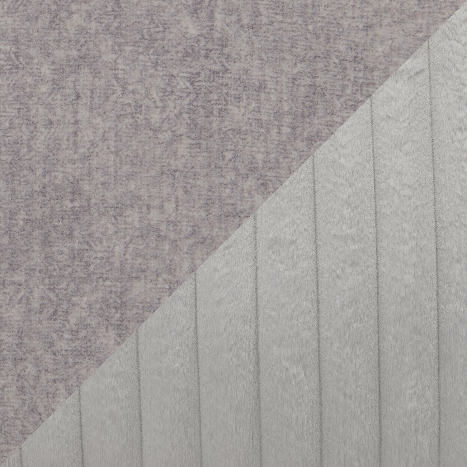 Made in Canada Koda 92" Chenille and Faux Fur Fabric Sofa with Removable Cushions - Plush Paloma Grey | Sofa Koda de 92 po fabriqué au Canada en tissu de chenille et de fausse fourrure avec coussins amovibles - gris Paloma luxueux