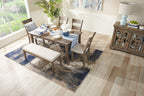 Krew Dining Table, Melamine, 60"W - Grey | Table de salle à manger Krew de 60 po (L) en mélamine - grise