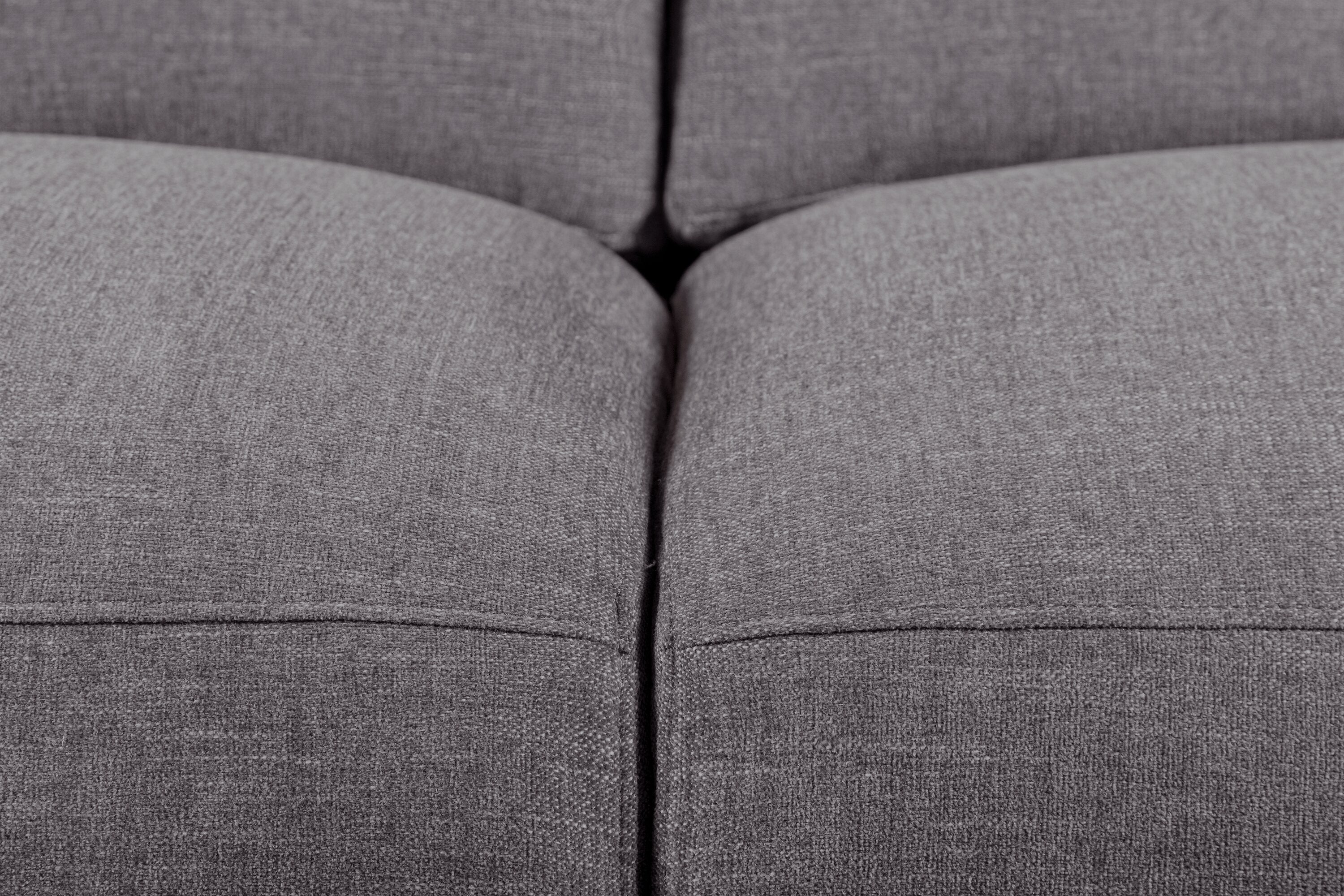 Kort & Co. Lotus 89" Chenille Fabric Sofa with Feather Down Cushions - Charcoal Grey | Sofa Lotus de Kort & Co. de 89 po en tissu de chenille avec coussins en duvet et plumes - gris anthracite