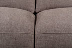Kort & Co. Lotus 89" Chenille Fabric Sofa with Feather Down Cushions - Coffee Brown | Sofa Lotus de Kort & Co. de 89 po en tissu de chenille avec coussins en duvet et plumes - brun café