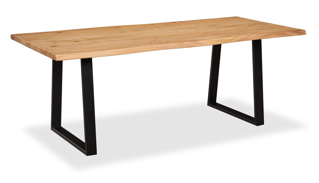 Oskar Dining Table, Acacia Wood & Metal, 79"W - Natural & Black | Table de salle à manger Oskar de 79 po (L) en acacia et métal - naturelle et noire