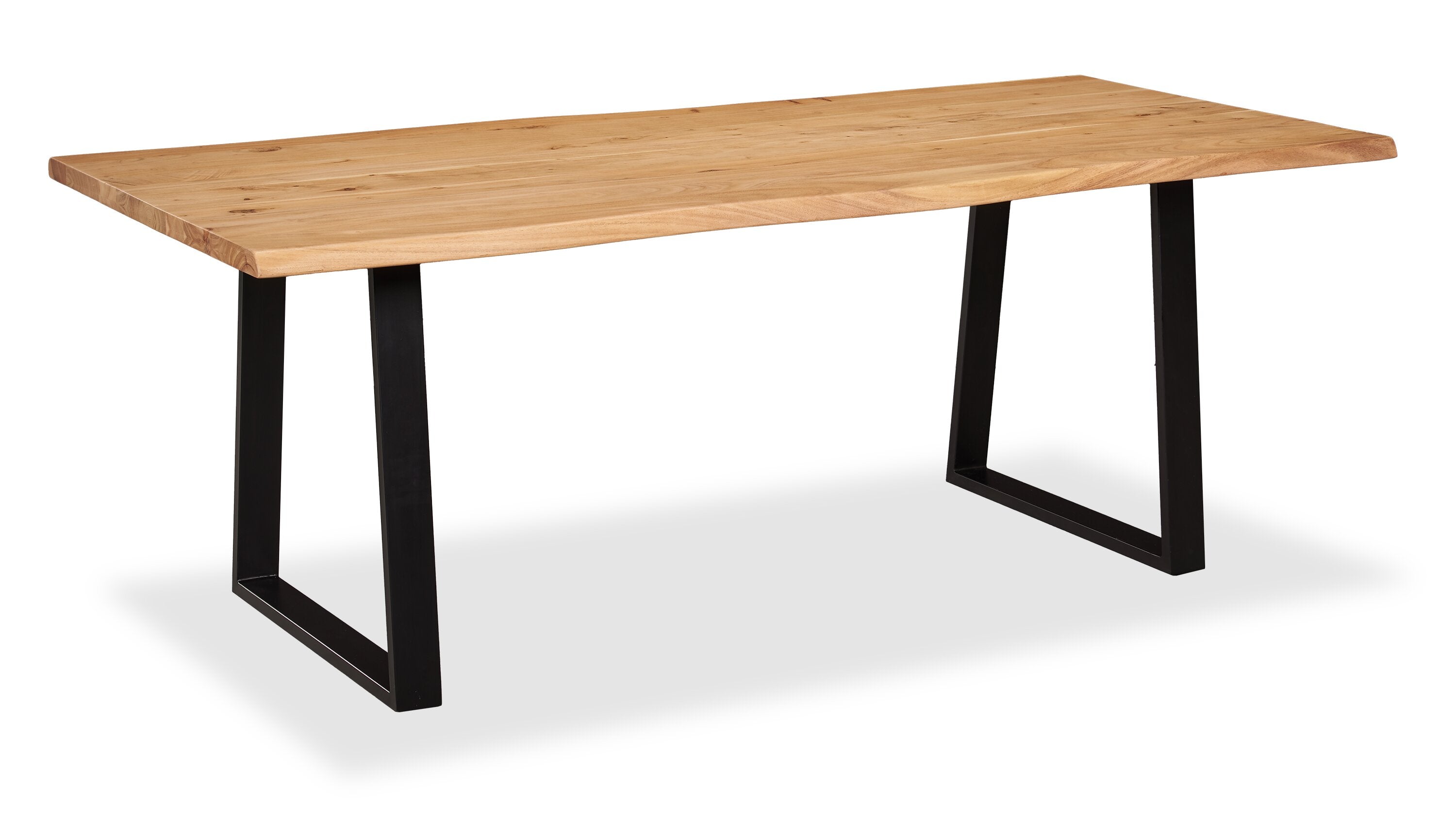 Oskar Dining Table, Acacia Wood & Metal, 79"W - Natural & Black | Table de salle à manger Oskar de 79 po (L) en acacia et métal - naturelle et noire