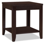 Aspen 47.3" Traditional 3-Pack Coffee + 2 End Tables - Espresso Brown |Ensemble 3 tables traditionnelles Aspen de 47,3 po (table à café et 2 tables de bout) - brun espresso