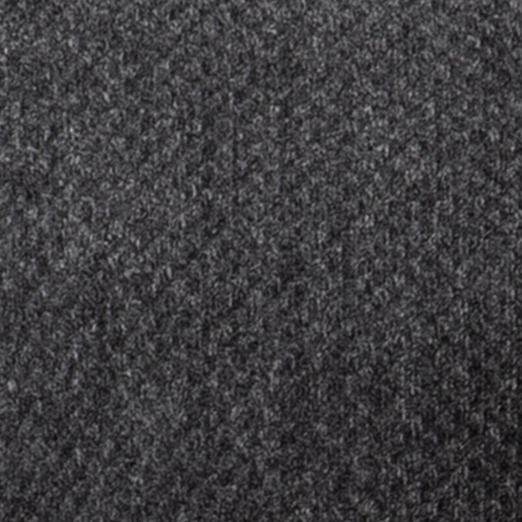 Made in Canada Febe 100" Chenille Fabric Sofa with Flared Arms and Accent Pillows - Charcoal Grey | Sofa Febe de 100 po fabriqué au Canada en tissu de chenille avec accoudoirs évasés et coussins décoratifs - gris anthracite
