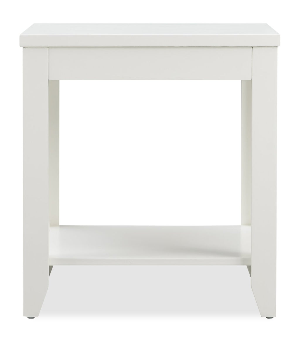 Aspen 47.3" Traditional 3-Pack Coffee + 2 End Tables - White | Ensemble 3 tables traditionnelles Aspen de 47,3 po (table à café et 2 tables de bout) - blanc