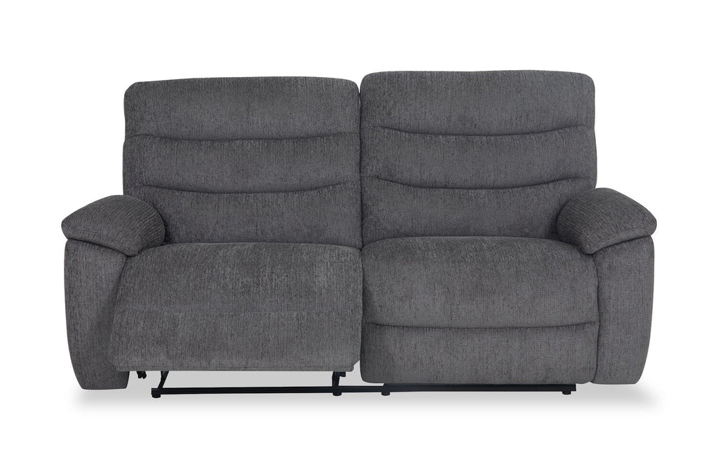 Brody 73.62" Chenille Fabric Reclining Sofa - Dark Grey | Sofa inclinable Brody de 73,62 po en tissu de chenille - gris foncé