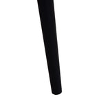 Astro Dining Chair with Curved Spindle-Back - Black | Chaise de salle à manger Astro avec dossier à barreaux en forme de fuseau courbé - noire