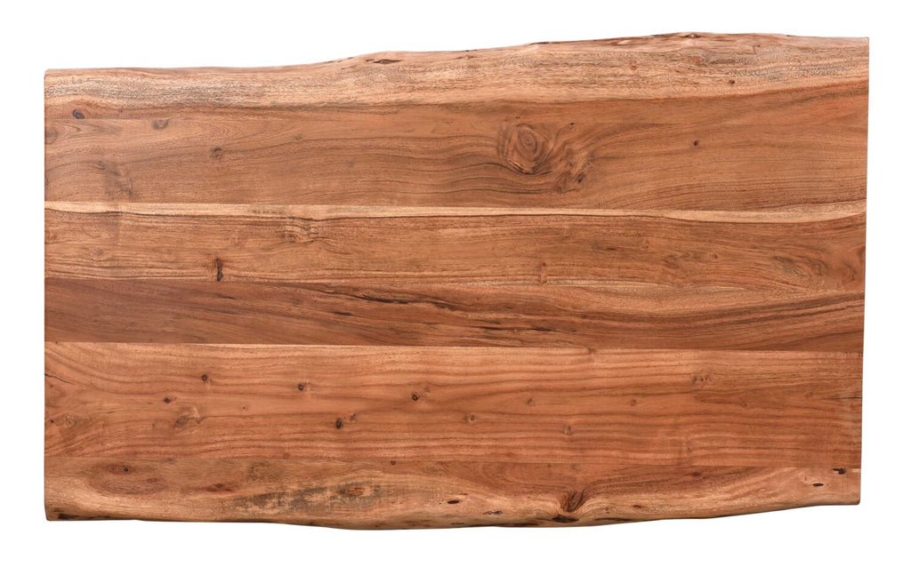 Kaleb 45" Rustic Coffee Table - Brown and Black with Metal Legs|Table à café rustique Kaleb de 45 po - brune et noire avec pattes en métal