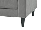 Metro 78" Fabric Sofa with Tufted Seat Cushions and Reversible Back Cushions - Grey | Sofa Metro de 78 po en tissu avec coussins de siège capitonnés et coussins de dossier réversibles - gris