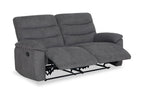 Brody 73.62" Chenille Fabric Reclining Sofa - Dark Grey | Sofa inclinable Brody de 73,62 po en tissu de chenille - gris foncé