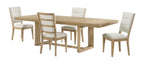 Aspen Dining Table with 80-104" Extension, Trestle Base - Natural | Table de salle à manger Aspen de 80 po à 104 po à rallonge et base à tréteaux - naturelle