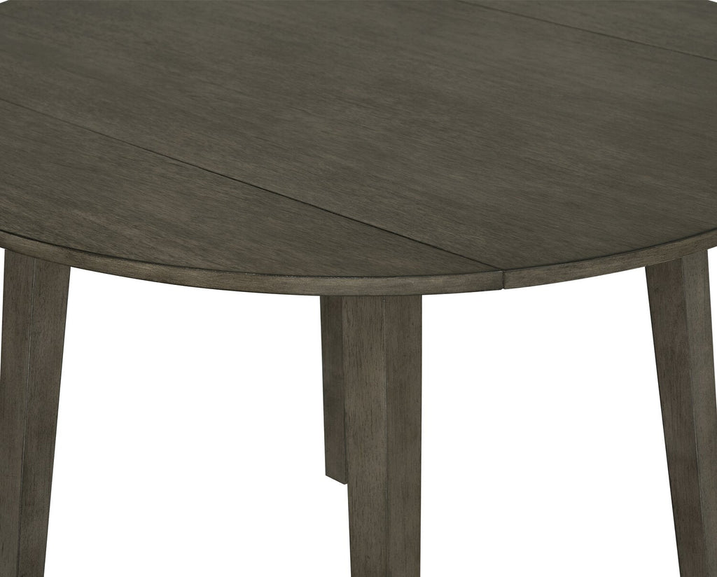 Bryn Drop-Leaf Dining Table, 42" Round - Dark Grey | Table de salle à manger ronde Bryn de 42 po avec abattant - gris foncé