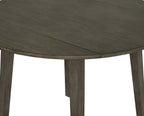 Bryn Drop-Leaf Dining Table, 42" Round - Dark Grey | Table de salle à manger ronde Bryn de 42 po avec abattant - gris foncé