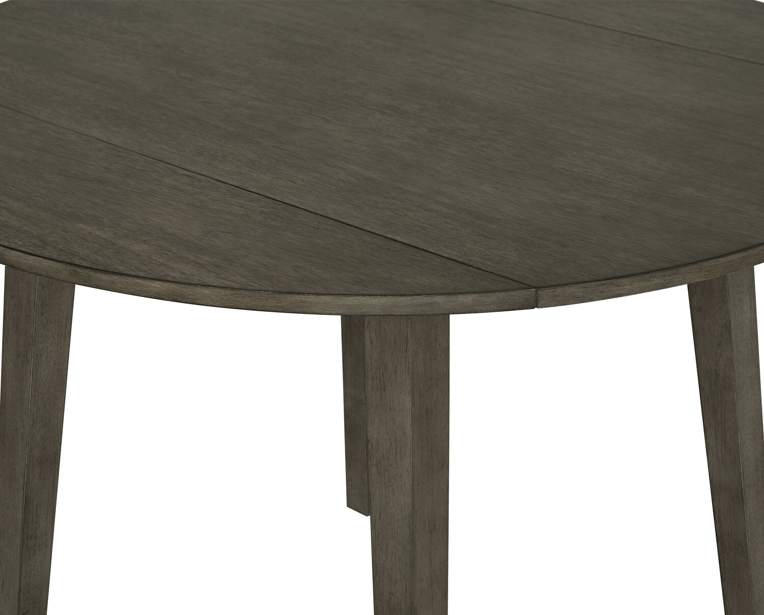 Bryn Drop-Leaf Dining Table, 42" Round - Dark Grey | Table de salle à manger ronde Bryn de 42 po avec abattant - gris foncé