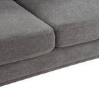 Cosmo 80" Fabric Sofa with Tufted Back Cushions - Charcoal | Sofa Cosmo de 80 po en tissu avec coussins de dossier capitonnés - anthracite