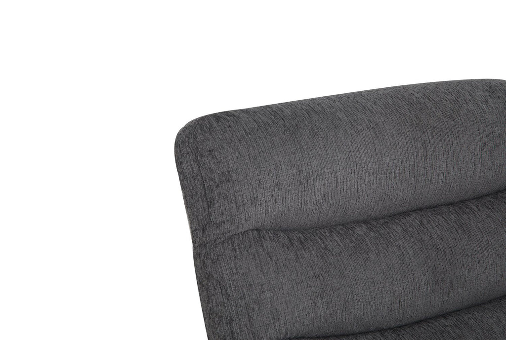 Brody 73.62" Chenille Fabric Reclining Sofa - Dark Grey | Sofa inclinable Brody de 73,62 po en tissu de chenille - gris foncé