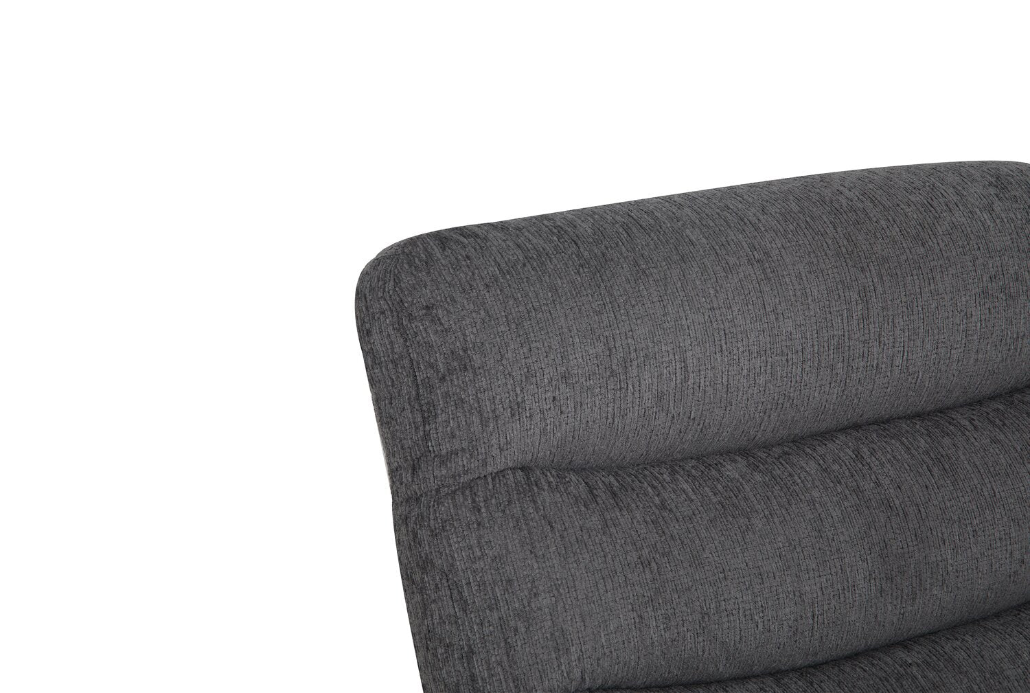 Brody 73.62" Chenille Fabric Reclining Sofa - Dark Grey | Sofa inclinable Brody de 73,62 po en tissu de chenille - gris foncé