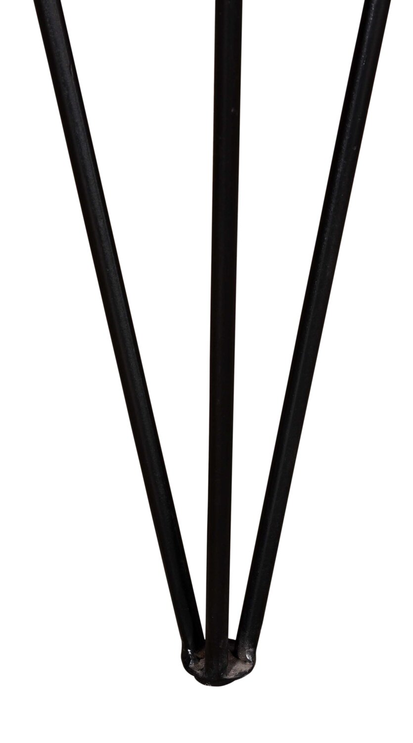 Kaleb 45" Rustic Coffee Table - Brown and Black with Metal Legs|Table à café rustique Kaleb de 45 po - brune et noire avec pattes en métal