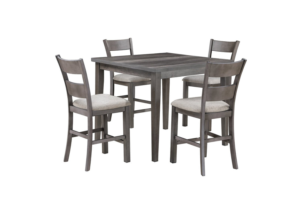 Krew Counter-Height Dining Table, Melamine, 42"W - Grey | Table de salle à manger Krew de 42 po (L) de hauteur comptoir en mélamine - grise