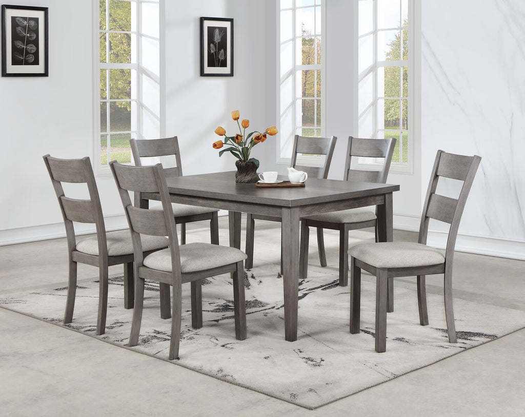 Krew Dining Table, Melamine, 60"W - Grey | Table de salle à manger Krew de 60 po (L) en mélamine - grise