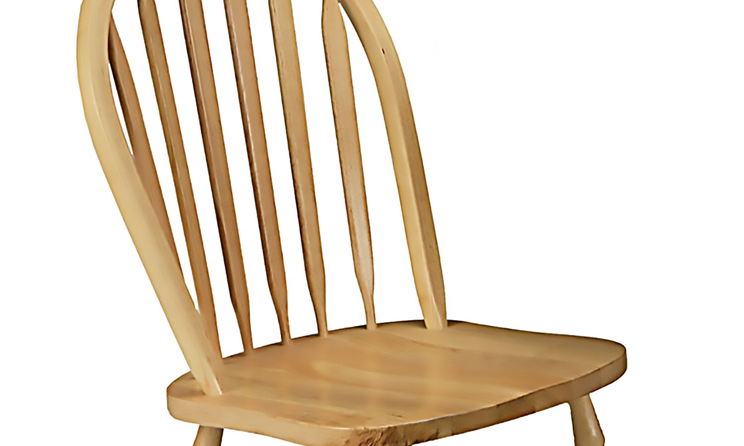 Hana Dining Chair, Wood, Slat-Back - Natural | Chaise de salle à manger Hana en bois avec dossier à lattes - naturelle