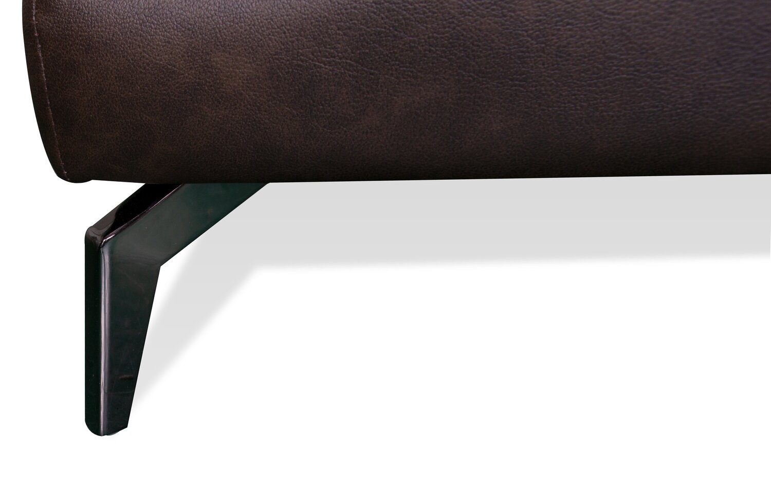 Melrose 84.5" Top-Grain Genuine Leather Sofa with Metal Legs - Dark Brown | Sofa Melrose de 84,5 po en cuir véritable de qualité supérieure avec pattes en métal - brun foncé
