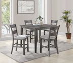 Krew Counter-Height Dining Table, Melamine, 42"W - Grey | Table de salle à manger Krew de 42 po (L) de hauteur comptoir en mélamine - grise