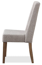 Cedar Dining Chair with Polyester Fabric, Pine Wood - Beige | Chaise de salle à manger Cedar en tissu de polyester et en pin - beige