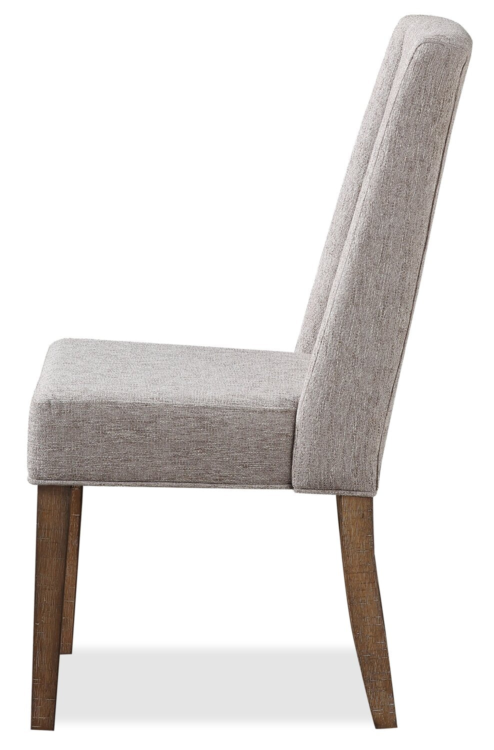Cedar Dining Chair with Polyester Fabric, Pine Wood - Beige | Chaise de salle à manger Cedar en tissu de polyester et en pin - beige