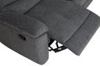 Brody 73.62" Chenille Fabric Reclining Sofa - Dark Grey | Sofa inclinable Brody de 73,62 po en tissu de chenille - gris foncé