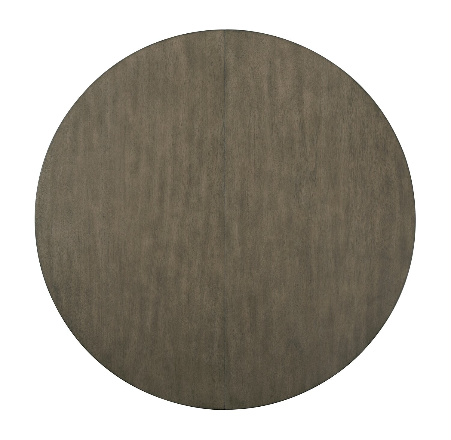 Brook Dining Table with 42-54"W Extension, Round - White/Brown | Table de salle à manger ronde Brook de 42 po à 54 po (L) avec rallonge - blanche et brune