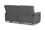 Brody 73.62" Chenille Fabric Reclining Sofa - Dark Grey | Sofa inclinable Brody de 73,62 po en tissu de chenille - gris foncé