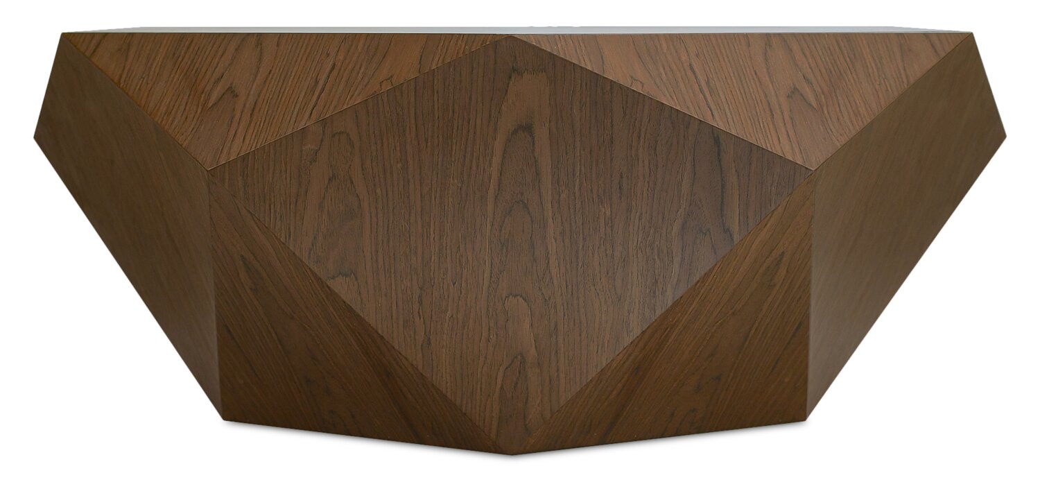 Dawson 37” Modern Coffee Table - Light Brown | Table à café moderne Dawson de 37 po - brun clair