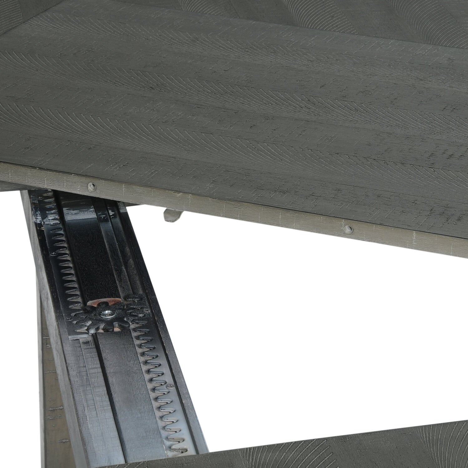 Alto Dining Table with 65-83"W Extension, Trestle Base - Grey | Table de salle à manger Alto de 65 po à 83 po (L) avec rallonge et base à tréteaux - grise