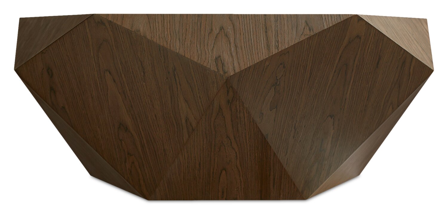 Dawson 37” Modern Coffee Table - Light Brown | Table à café moderne Dawson de 37 po - brun clair
