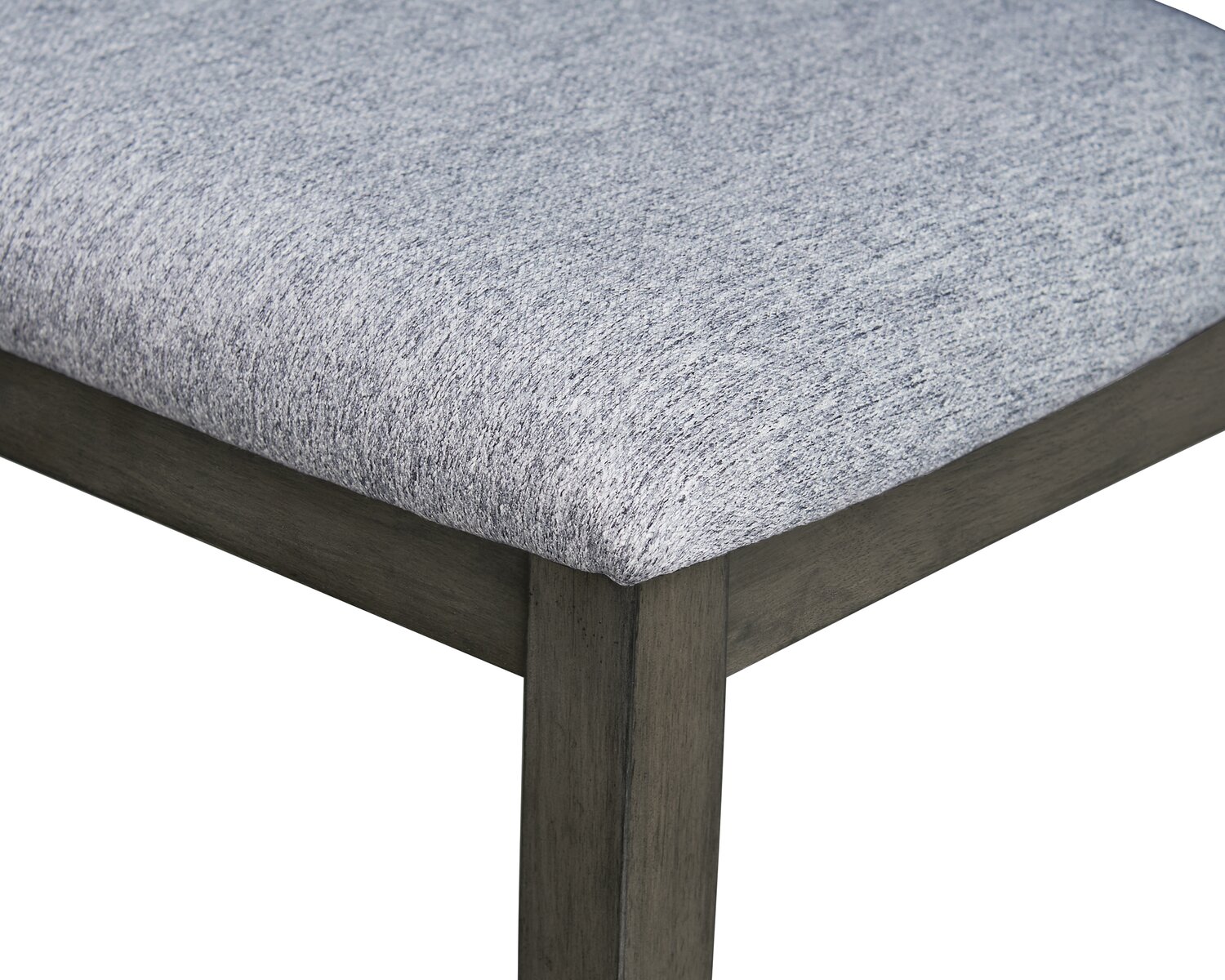 Bryn Dining Chair with Fabric Seat, Slat-Back - Dark Grey | Chaise de salle à manger Bryn avec siège en tissu et dossier à lattes - gris foncé