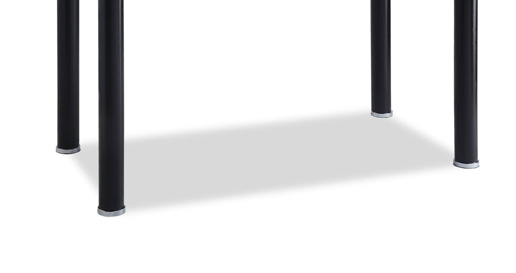 Onyx Dining Table with Glass Top, 55"W - Black | Table de salle à manger Onyx de 55 po (L) avec dessus en verre - noire