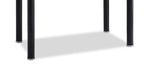 Onyx Dining Table with Glass Top, 55"W - Black | Table de salle à manger Onyx de 55 po (L) avec dessus en verre - noire