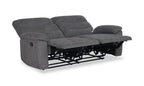 Brody 73.62" Chenille Fabric Reclining Sofa - Dark Grey | Sofa inclinable Brody de 73,62 po en tissu de chenille - gris foncé