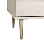 Lake Bedroom Chest of Drawers, 5-Drawer, 29"W x 52"H, Made in Canada, Glam - White | Commode verticale somptueuse Lake de 29 po (L) x 52 po (H) à 5 tiroirs pour la chambre à coucher, fabriquée au Canada - blanche