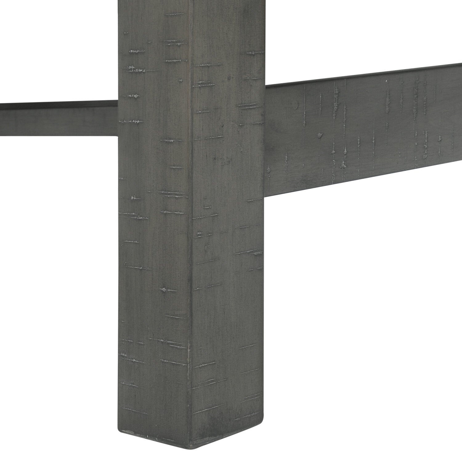 Alto Dining Table with 65-83"W Extension, Trestle Base - Grey | Table de salle à manger Alto de 65 po à 83 po (L) avec rallonge et base à tréteaux - grise