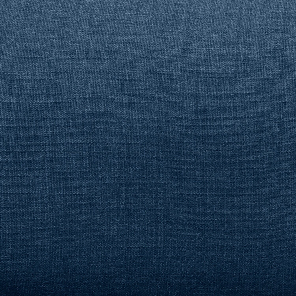 Cindy Crawford Home Gena 78.7" Linen-Look Fabric Condo Size Sofa with Removable Back Cushions - Midnight Blue | Sofa Gena de Cindy Crawford Home de 78,7 po de format condo en tissu d’apparence lin avec coussins de dossier amovibles - bleu minuit