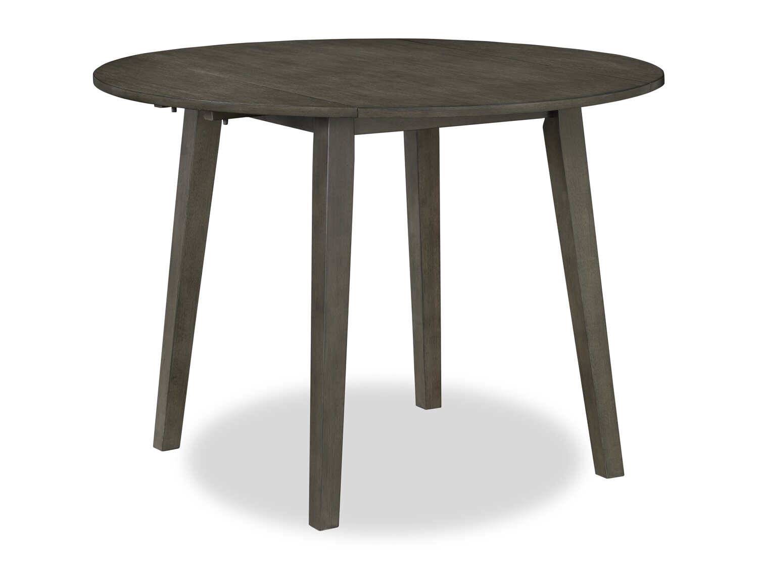 Bryn Drop-Leaf Dining Table, 42" Round - Dark Grey | Table de salle à manger ronde Bryn de 42 po avec abattant - gris foncé