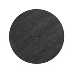 Declan 31.5" Modern Round Coffee Table with Shelf & Casters - Black | Table à café ronde Declan moderne de 31,5 po avec tablette - noire