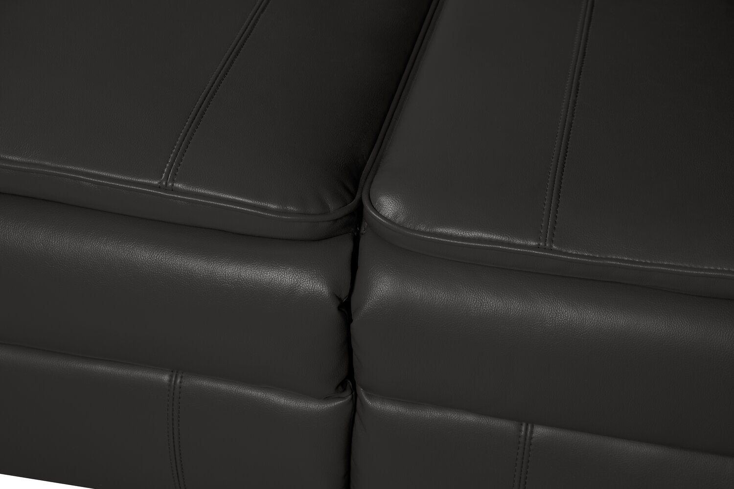 Chandler 82" Leather-Look Fabric Reclining Sofa - Grey | Sofa inclinable Chandler de 82 po en tissu d’apparence cuir - gris